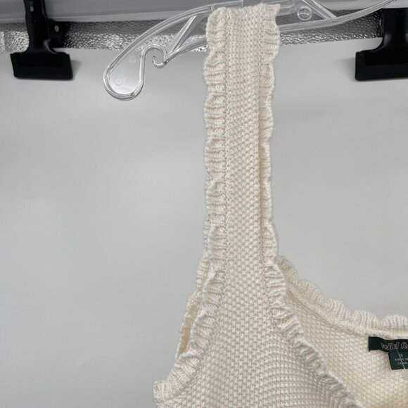 Wild Fable Womens Tight Knit Sweater Dress Sleeveless Cream Size Medium - Picture 5 of 9